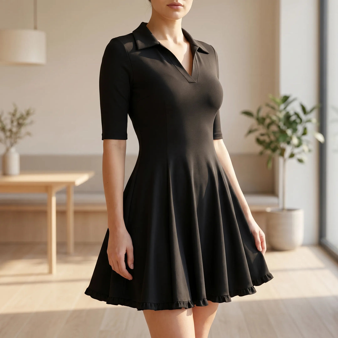 Polora - Flared A-Line Mini Dress