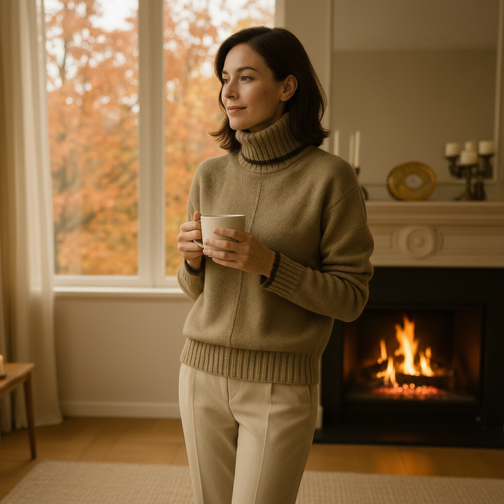High-Neck Jumper - Alina