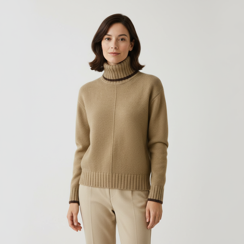 High-Neck Jumper - Alina