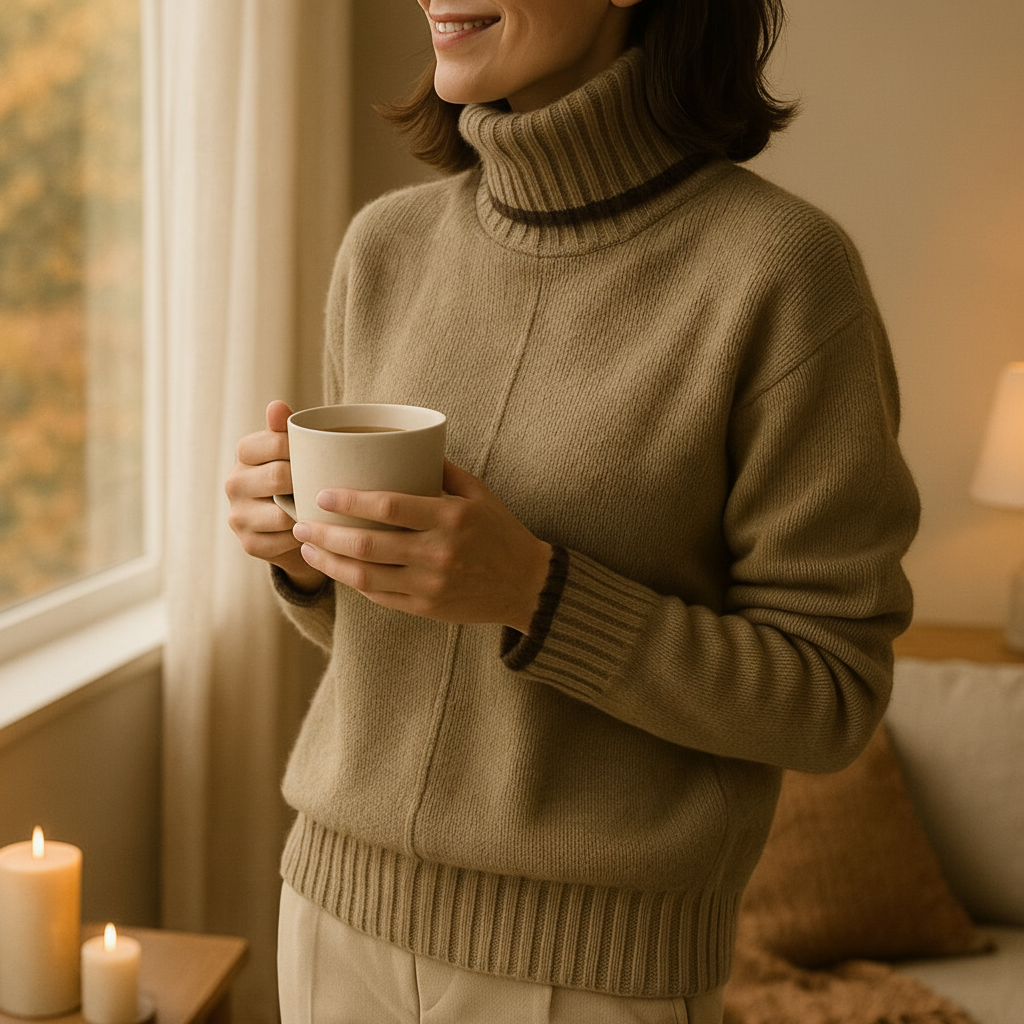 High-Neck Jumper - Alina