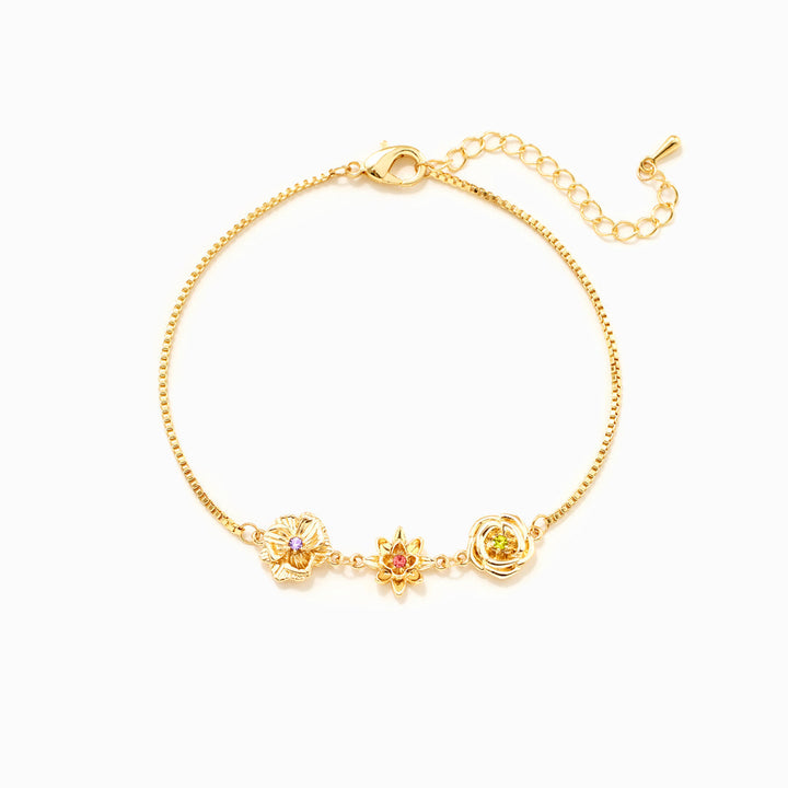 Birth Flower Bracelet – One Flower per Child