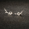 Deer Antler Stud Earrings