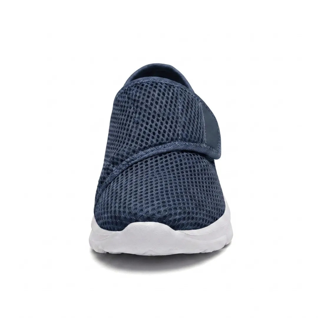 Comfortable Orthopaedic Walking Shoes with Hook-and-Loop Strap for Wide or Swollen Feet
