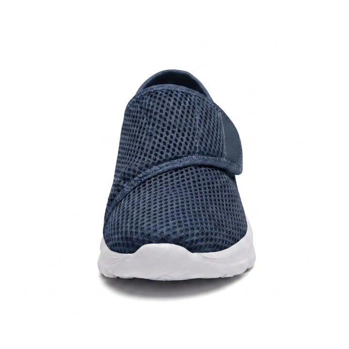 Comfortable Orthopaedic Walking Shoes with Hook-and-Loop Strap for Wide or Swollen Feet