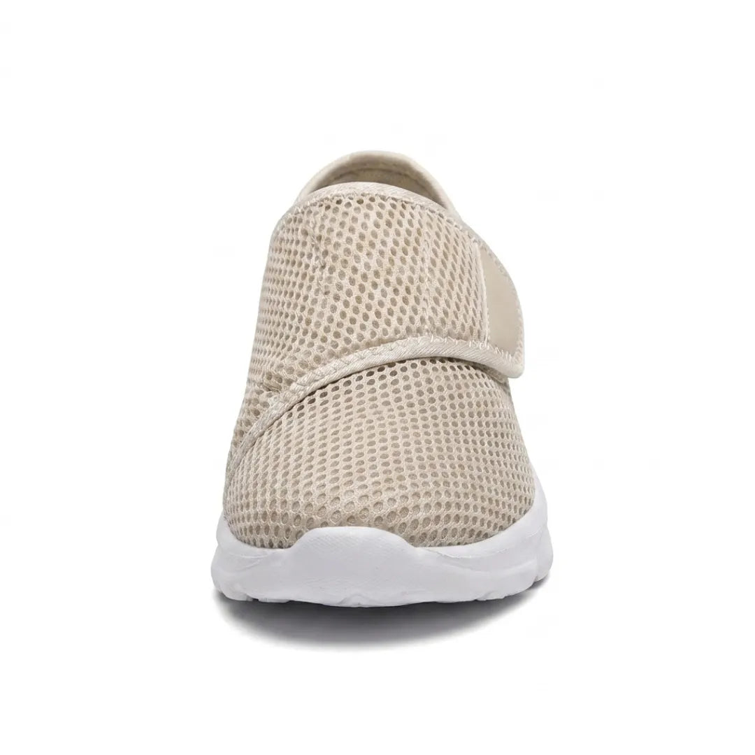 Comfortable Orthopaedic Walking Shoes with Hook-and-Loop Strap for Wide or Swollen Feet