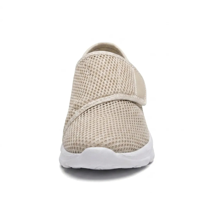 Comfortable Orthopaedic Walking Shoes with Hook-and-Loop Strap for Wide or Swollen Feet