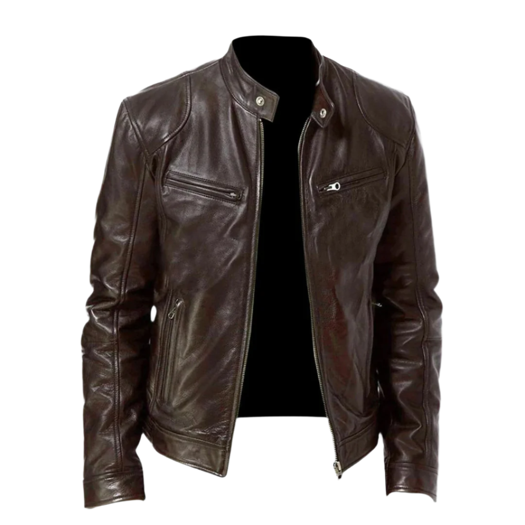 Men's Leather Jacket – Elegant, Durable Jacket in a Modern Style