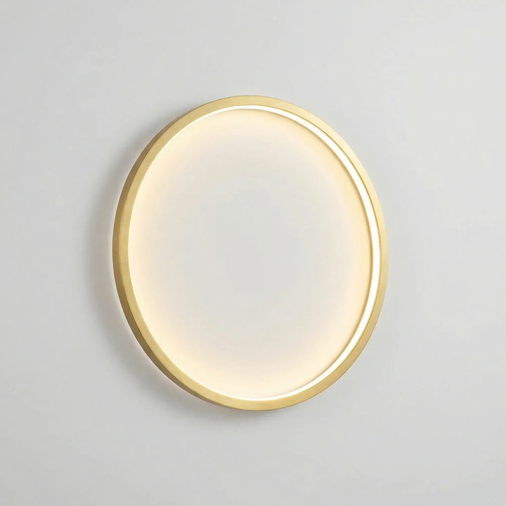 Scandinavian-Style Round LED Wall Light - Halovo
