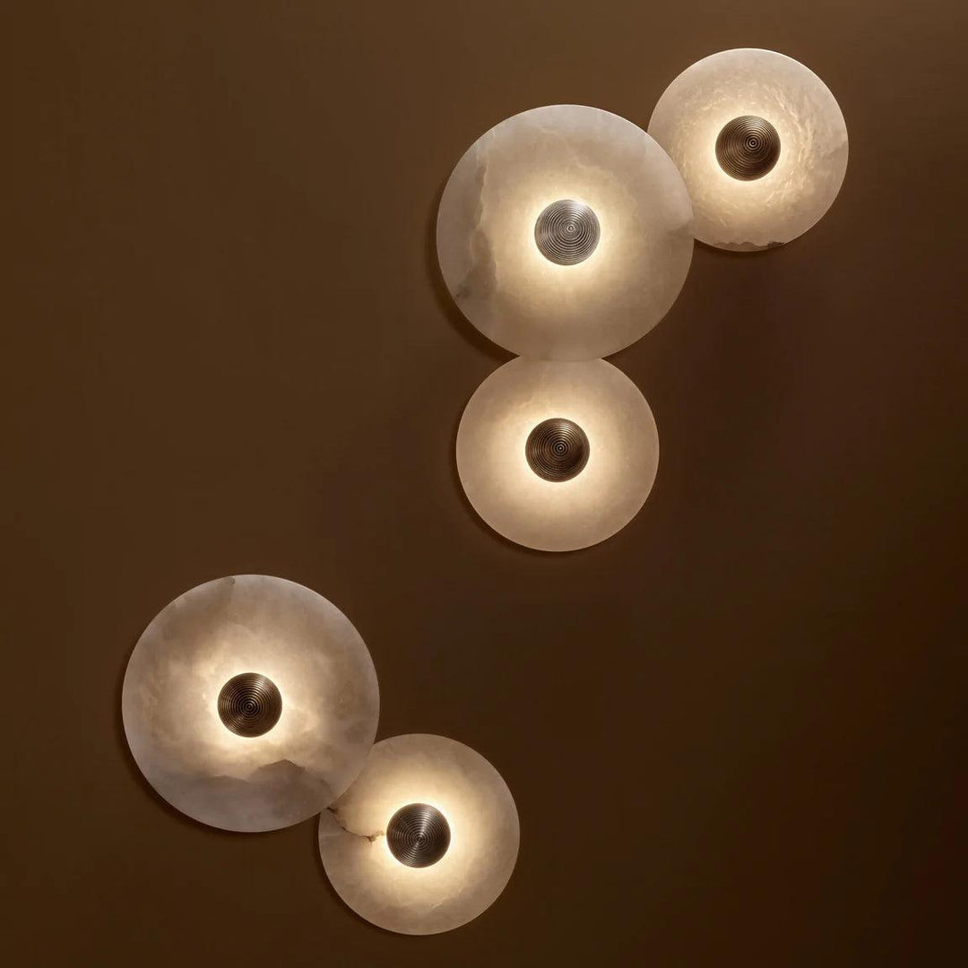 Decorative Round LED Flush Mount Wall Light Fixture