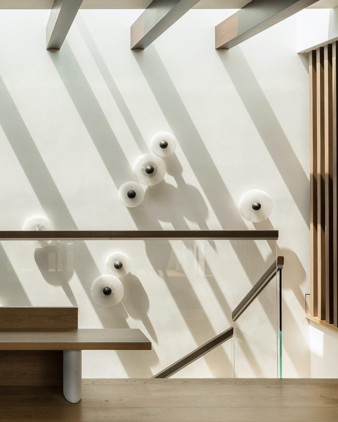 Decorative Round LED Flush Mount Wall Light Fixture