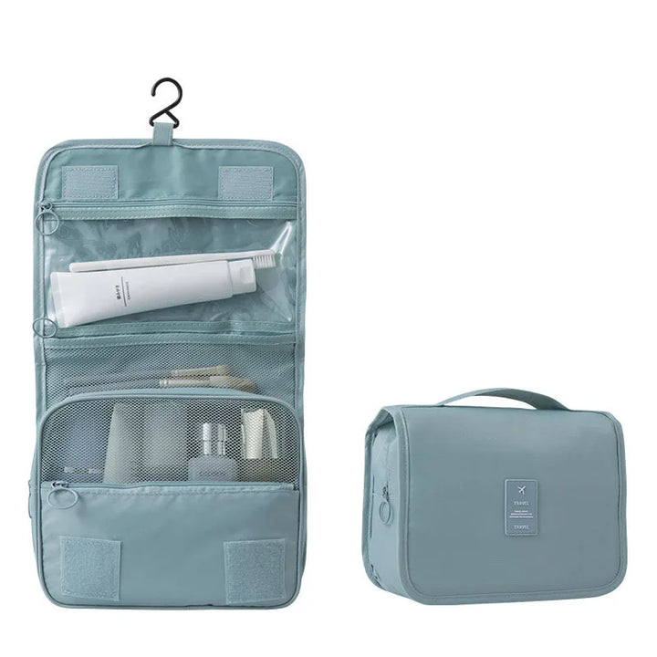 Hanging Travel Toiletry Bag | 6 Compartments & Wet Pocket | Compact & Versatile | Waterproof Polyester