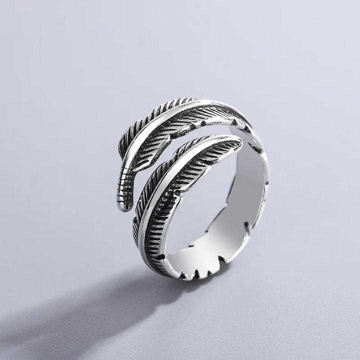 Angel's Feather - Adjustable Memorial Ring