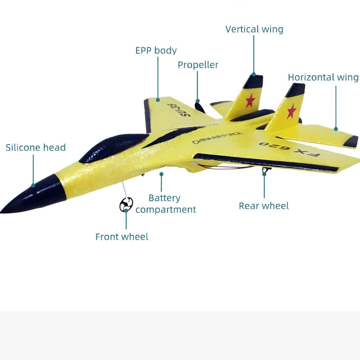 LED Glider FalconAir – RC Aeroplane with Hover Effect & Remote Control