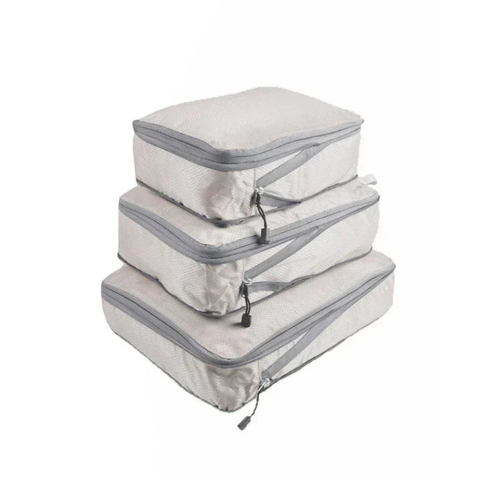 Compression Packing Cubes Set for Suitcase Organization - 3 Pieces