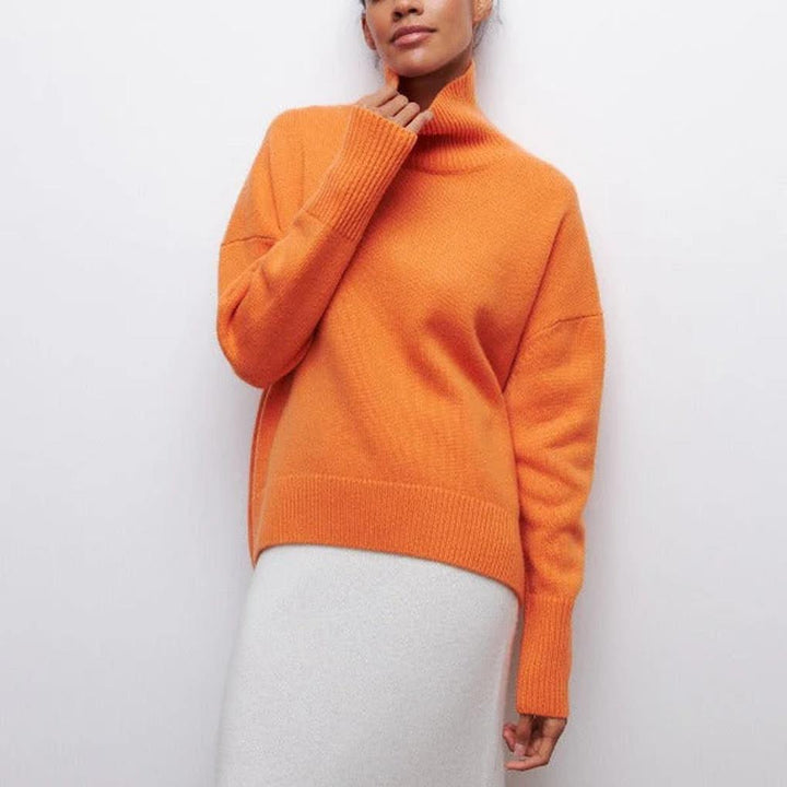 Women’s Roll-Neck Sweater – Winter Staple