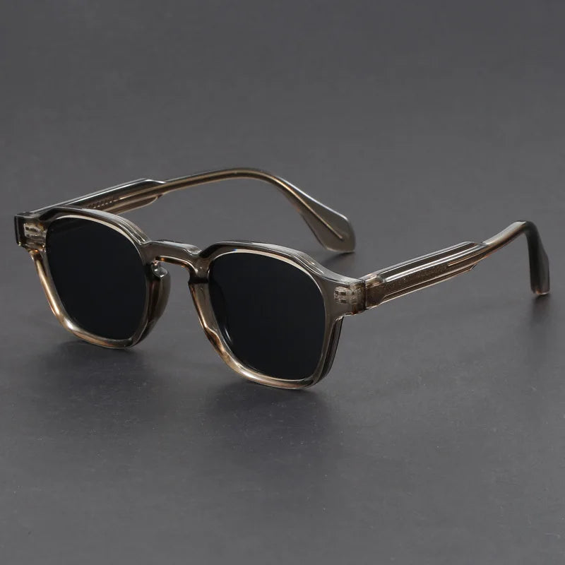 Square Sunglasses Retro Design - Polycarbonate Frame