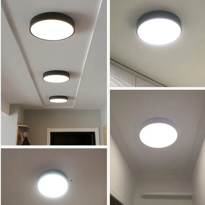 Round LED Ceiling Lamp with Metal Frame