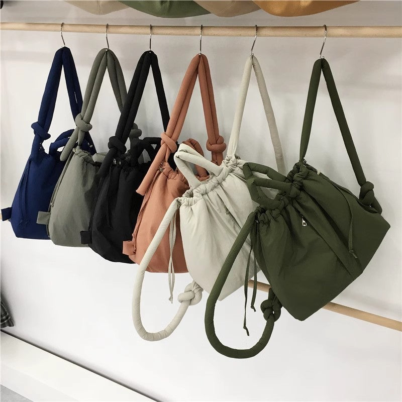 Unique Puffer Shoulder Bag with Fashionable Volume - Riva