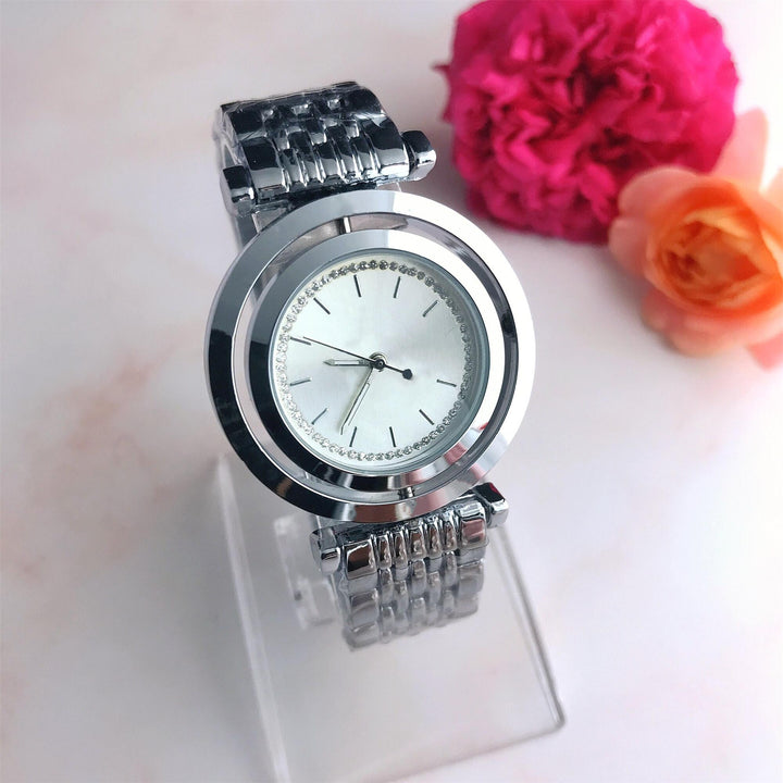 Elegant silver watch