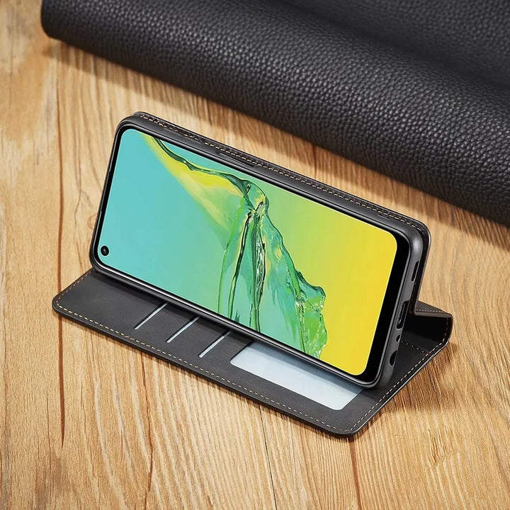 Smartphone Case: Magnetic Leather Case for Elegant Protection