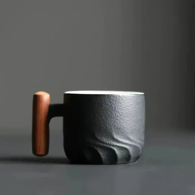 GlamCuppa Compact Ceramic Mug | Handcrafted Coffee and Tea Cup with a Timeless Design