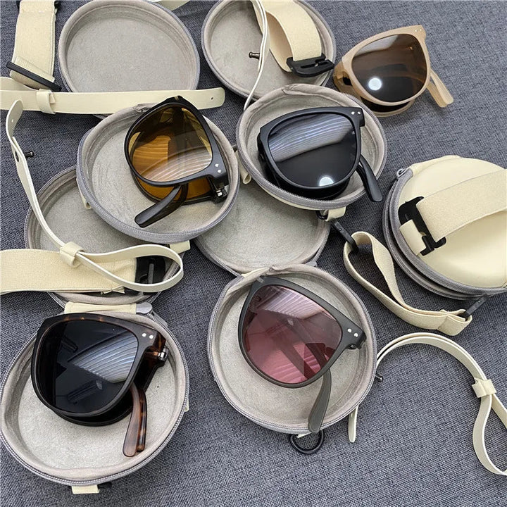Retro Foldable Designer Sunglasses for Summer 2026