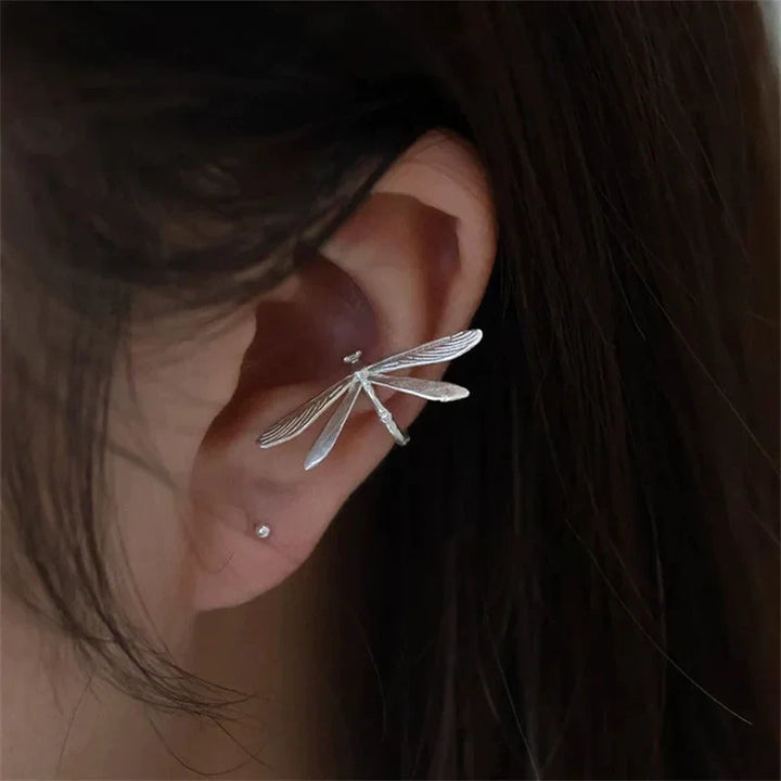 Delicate Dragonfly Clip-On Earrings