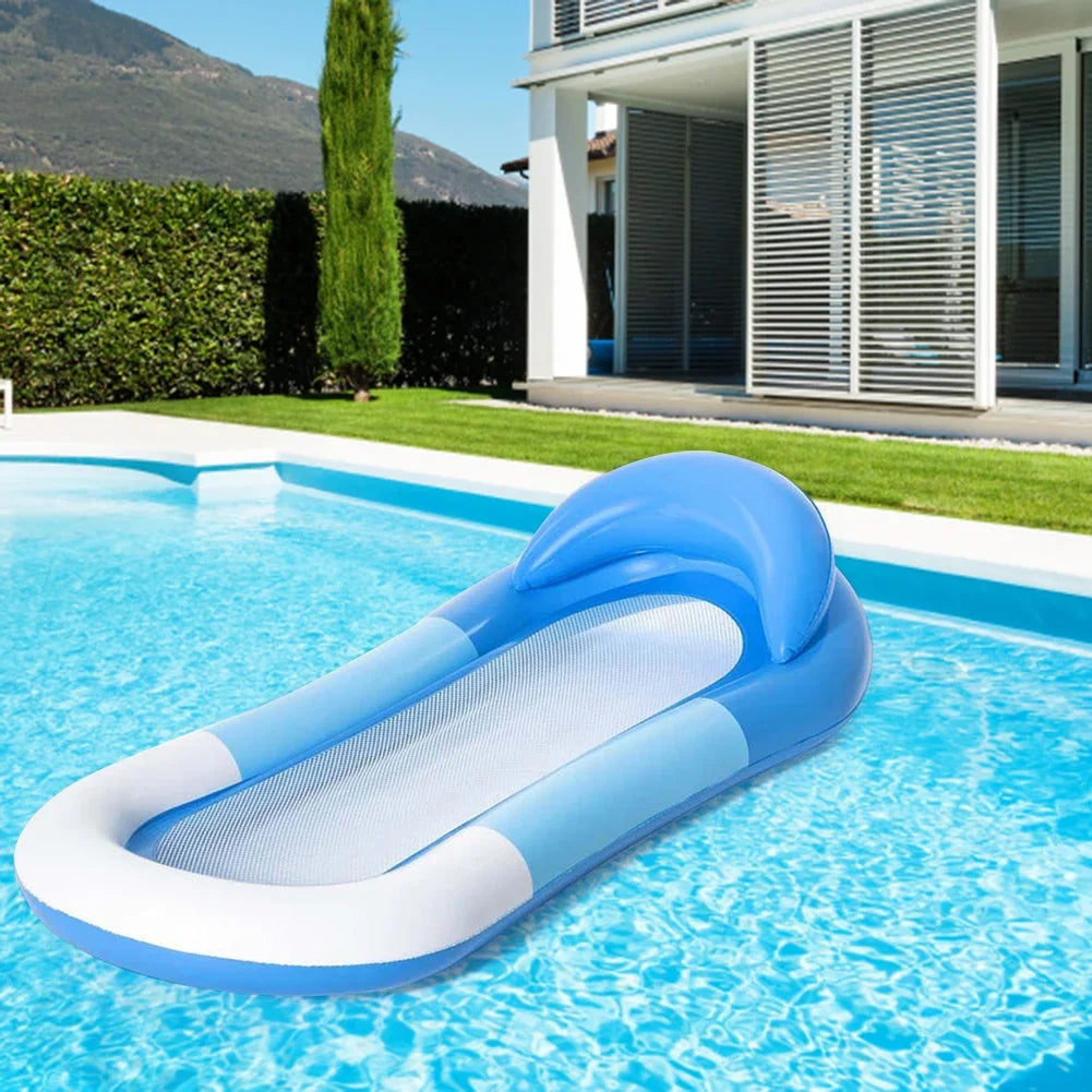 Luxury Inflatable Water Hammock - Comfortable Floating Bed for Pool and Beach
