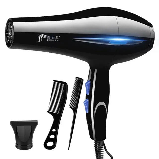 Professional 2200W Hair Dryer – Fast, Powerful Drying with Hot and Cold Settings