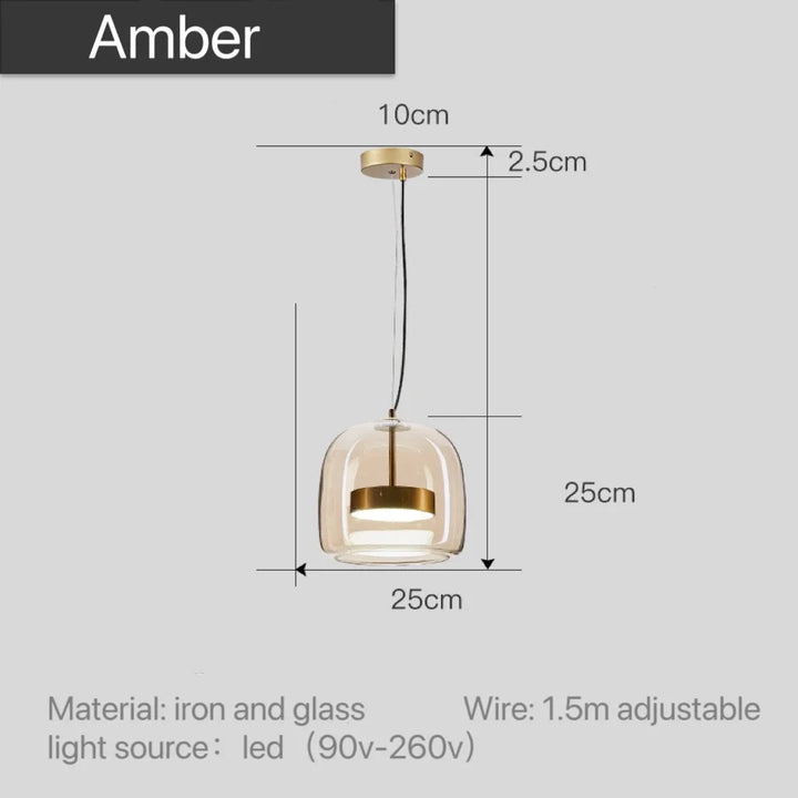 Astrid - Modern Nordic Glass Pendant Light