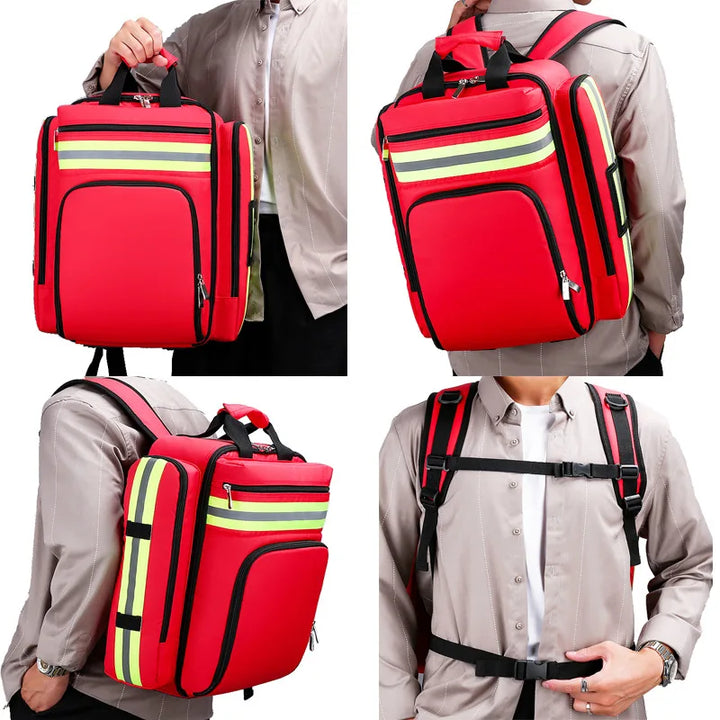 Large First Aid and Survival Backpack - RescueReady