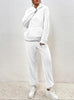 Women's Teddy Fleece Loungewear Set with Hood – 2-Piece Loungewear Set for Winter and Autumn