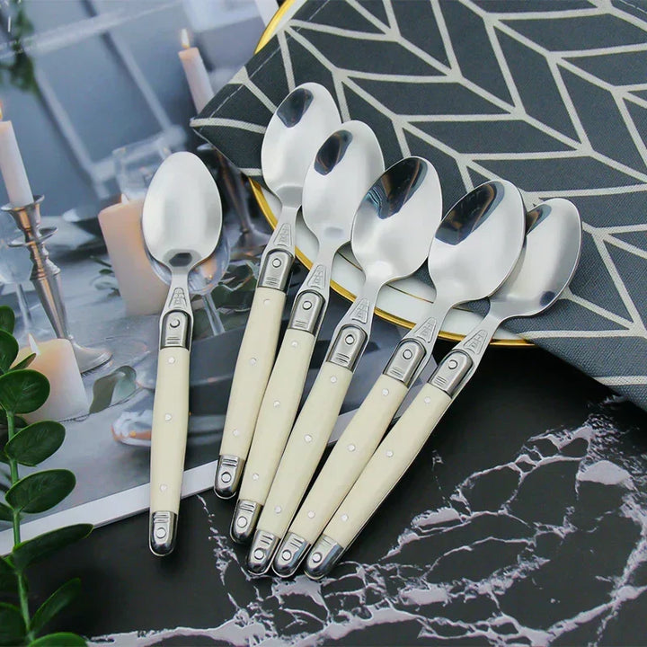 IvoryElegance – Luxury Laguiole Cutlery Set with Timeless Style
