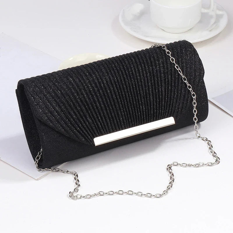 Women's Luxury Clutch – Evening Handbag, Plain, Suitable for Festive Occasions