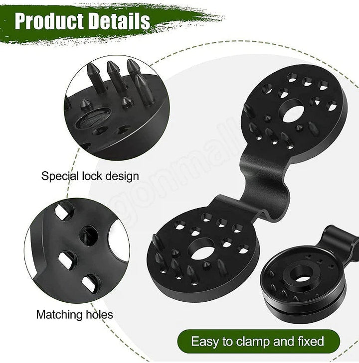 Sturdy, Wind-Resistant Clips for Outdoor Nets and Tarpaulins