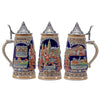 Beer Stein with Relief and Pewter Lid (0.8 L) – Bavaria Oktoberfest 2025 Stein