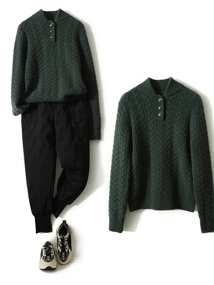 Arden Cashmere Cardigan with Buttons