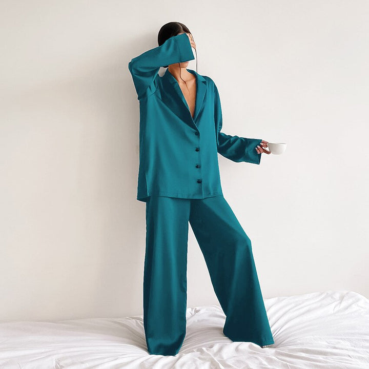 Women's Satin Pyjama Set – Isabella