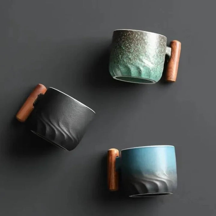 GlamCuppa Compact Ceramic Mug | Handcrafted Coffee and Tea Cup with a Timeless Design