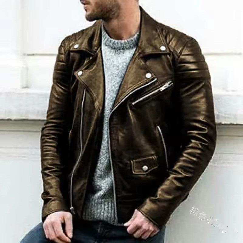 Rider Asymmetrical Zip Biker Jacket
