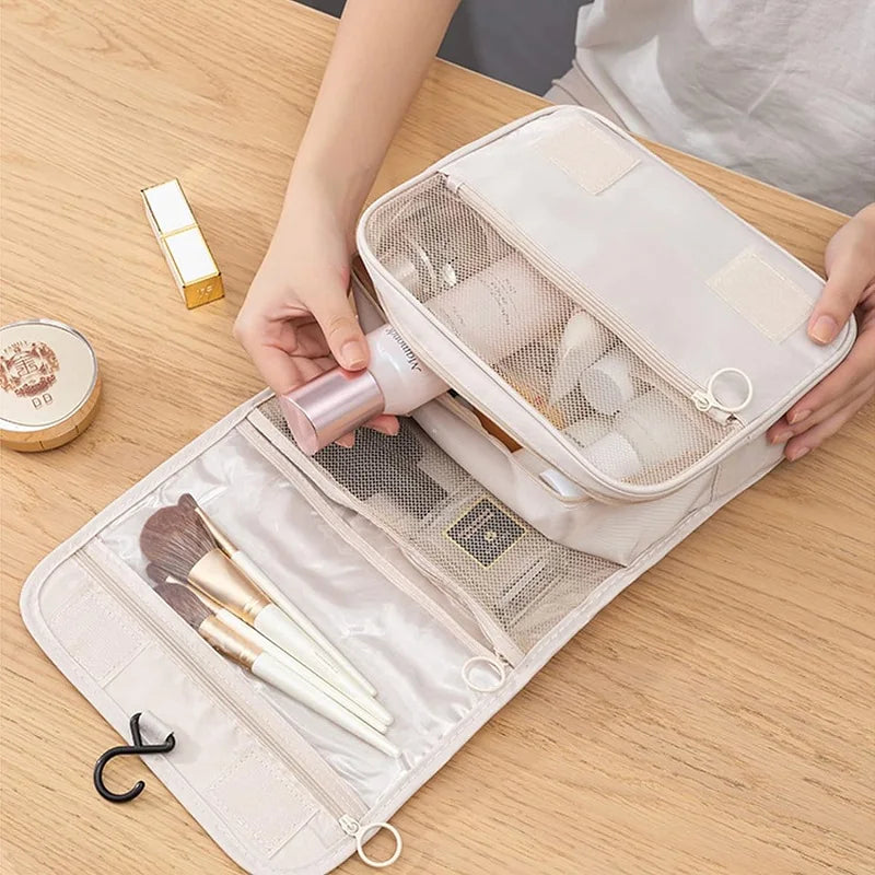 Hanging Travel Toiletry Bag | 6 Compartments & Wet Pocket | Compact & Versatile | Waterproof Polyester