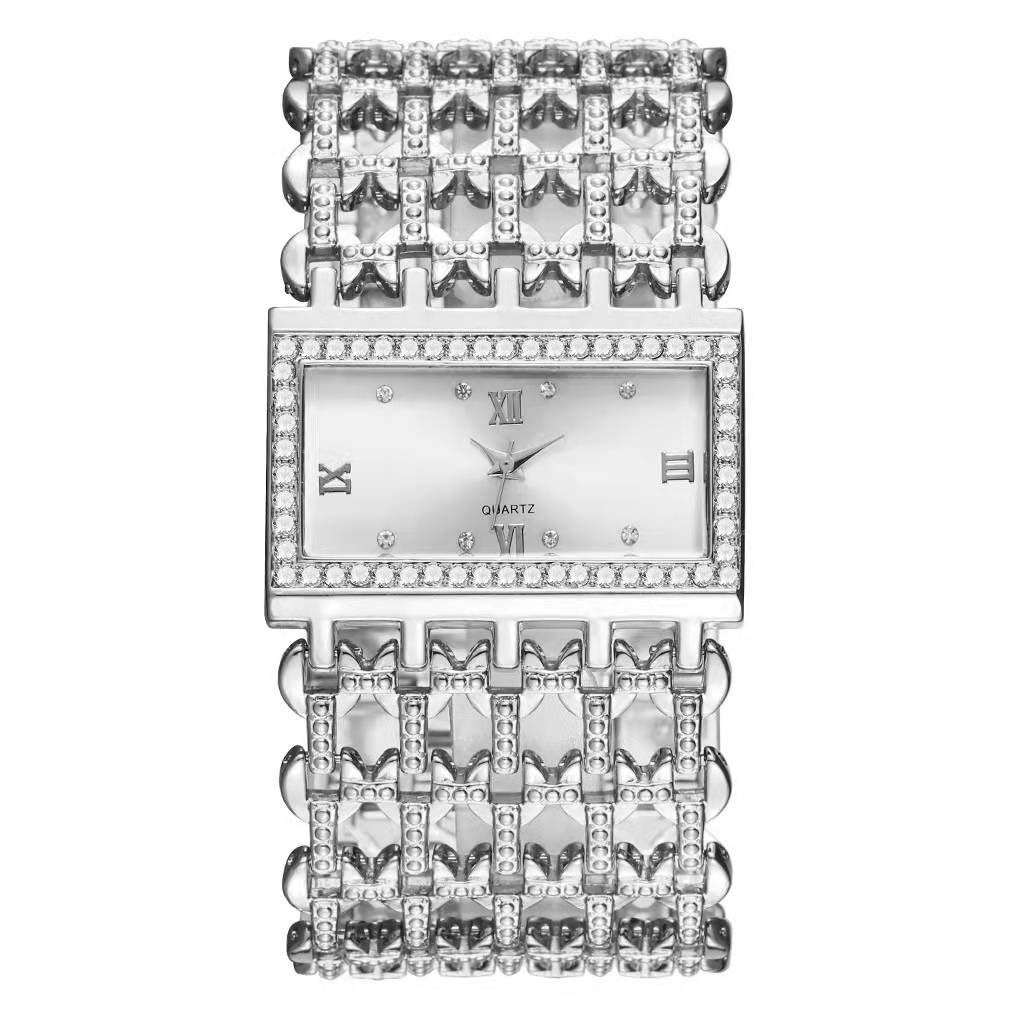 Minimalist rose gold watch with subtle link chain