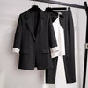 Women's Blazer Suit Three-Piece with Lapels and Trousers