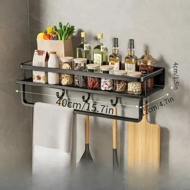 Modern Black Kitchen Shelf – MetroRack