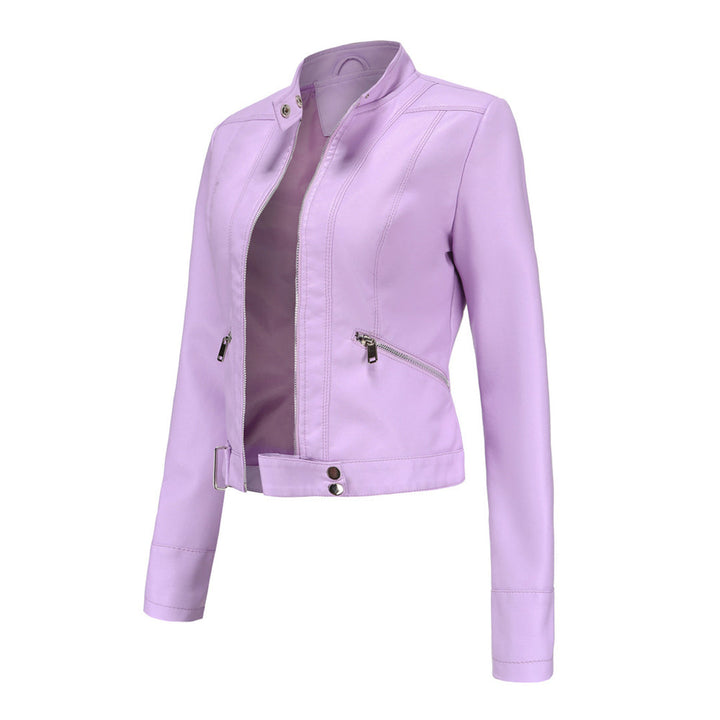 Classic Women's Leather Jacket with Timeless Style