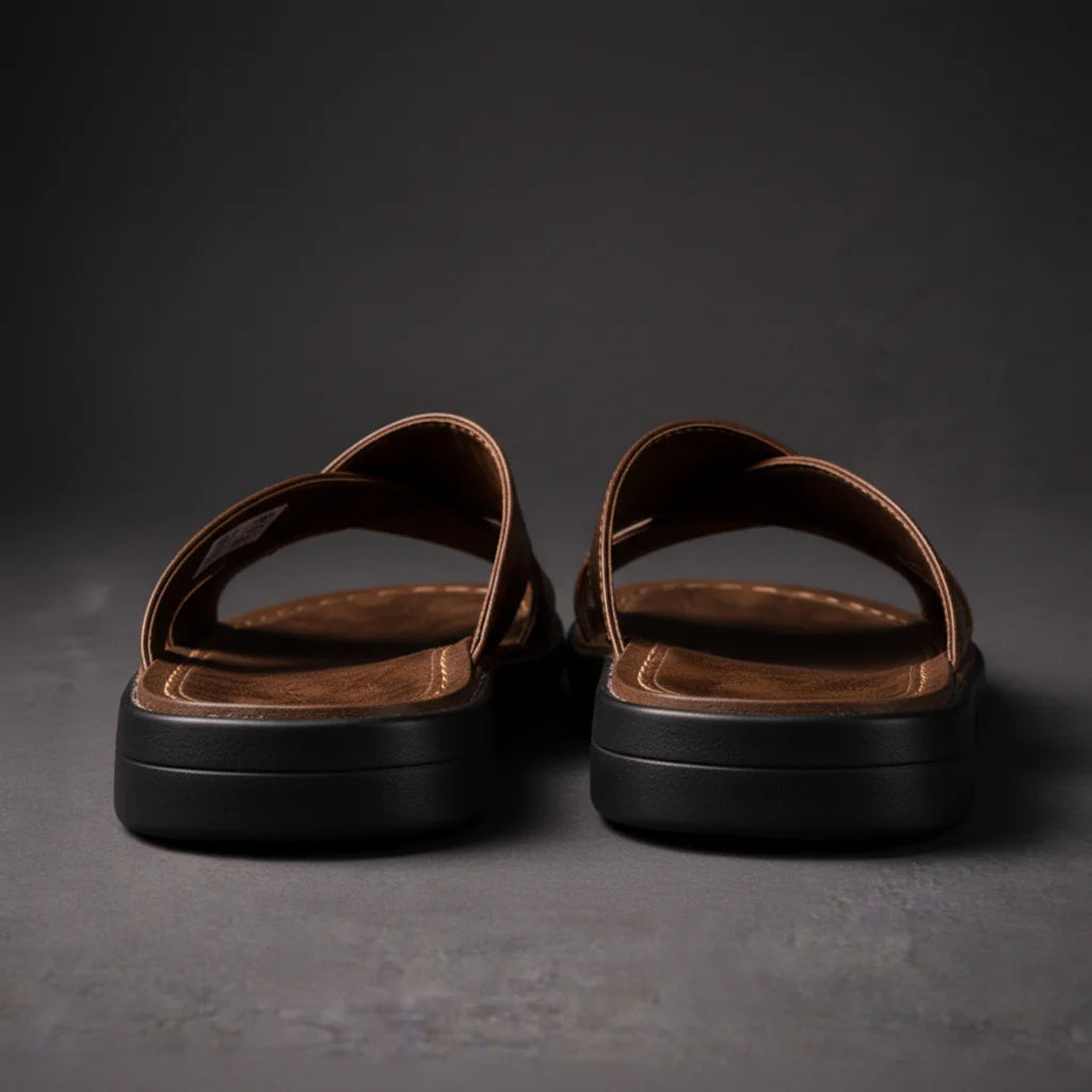 Men's Sandals | Crossed Straps & Easy Entry