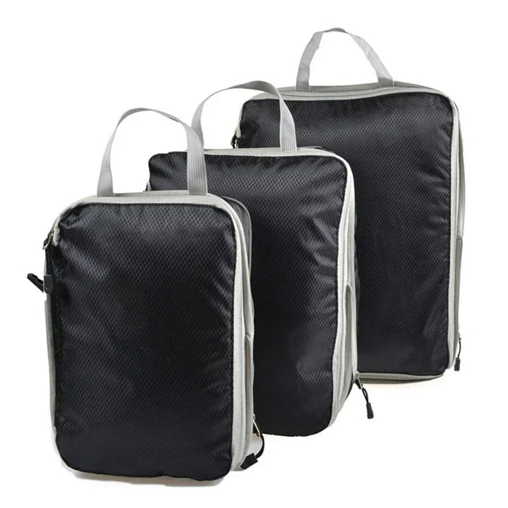 Compression Packing Cubes Set for Suitcase Organization - 3 Pieces