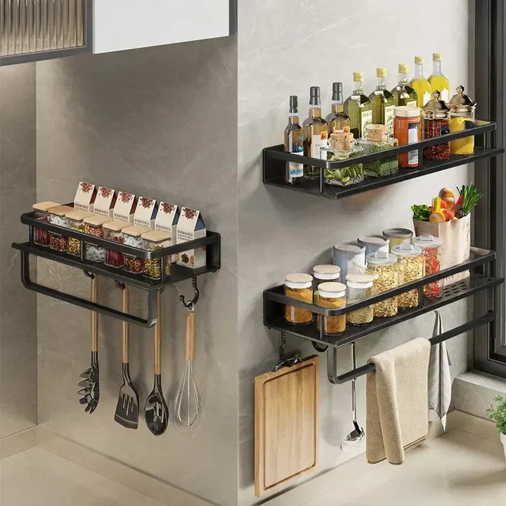 Modern Black Kitchen Shelf – MetroRack