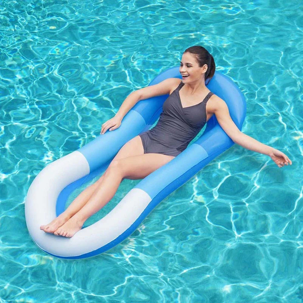 Luxury Inflatable Water Hammock - Comfortable Floating Bed for Pool and Beach