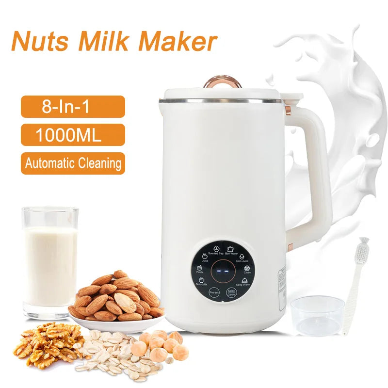 8-in-1 Nut Milk Maker (1000 ml) - NutriBlend